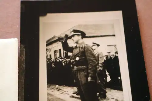 altes Foto Kpt Bethke  Kommandeur ? Panzerjäger-Lehr-Abteilung 130 -  Repro !!!!