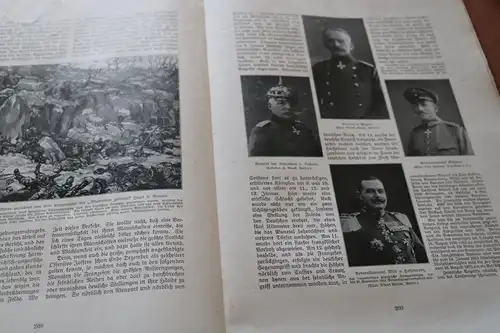 zwei alte Illustrierte Weltkriegschronik Nr. 11 und 30 - 1914 mit Beilagebild