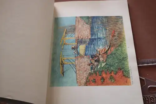 tolles altes Buch Vincent van Gogh, Blumen und Landschaften - Die Silbernen Büch