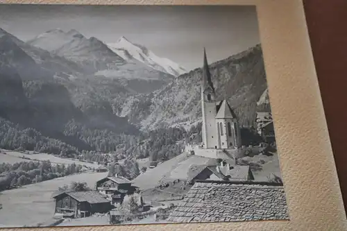 tolles altes großes Foto Heiligenblut mit Großglockner  20-30er Jahre ?