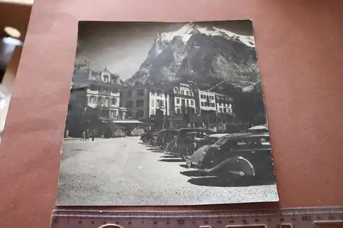 tolles altes großes Foto Central Hotel Wolter Grindelwald 20-30er Jahre ?