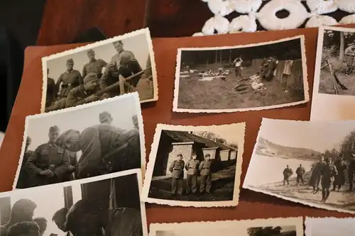 28 alte Fotos - Soldaten - vers. Einheiten, Heer Luftwaffe 