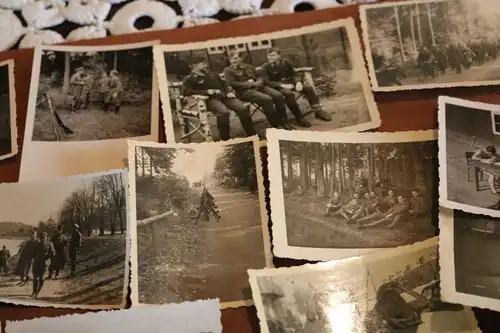 28 alte Fotos - Soldaten - vers. Einheiten, Heer Luftwaffe 