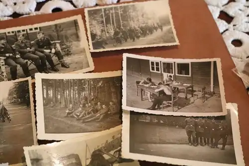 28 alte Fotos - Soldaten - vers. Einheiten, Heer Luftwaffe 