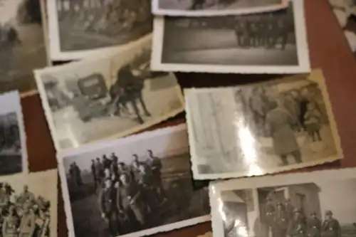 28 alte Fotos - Soldaten - vers. Einheiten, Heer Luftwaffe 