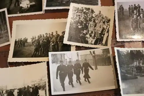 28 alte Fotos - Soldaten - vers. Einheiten, Heer Luftwaffe 