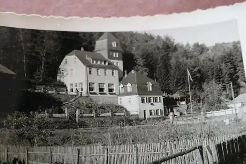 tolles altes Foto - mir unbekanntes Gebäude - Ort ??? Fahnenmast 30-40er Jahre