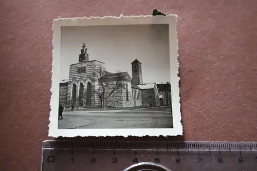 tolles altes Foto - St. Johann Baptist Kirche - Neu-Ulm  30-50er Jahre 