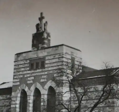 tolles altes Foto - St. Johann Baptist Kirche - Neu-Ulm  30-50er Jahre