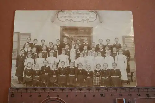 tolles altes Foto  Gruppe Mädchen - Klosterschule ?? Mädchenschule ? 1900-10 ?