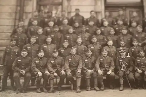 tolles altes Gruppenfoto - Soldaten - St. Pölten ?  Städtischer Kindergarten