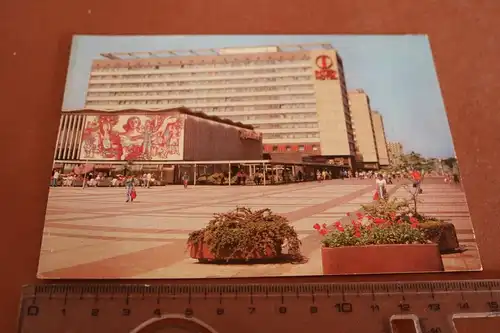 tolle alte Karte - Inter-Hotel Dresden 1980