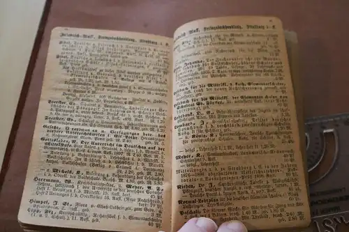toller alter Einlagekalender - Elsaß-Lothringischer Lehrer-Kalender 1904 