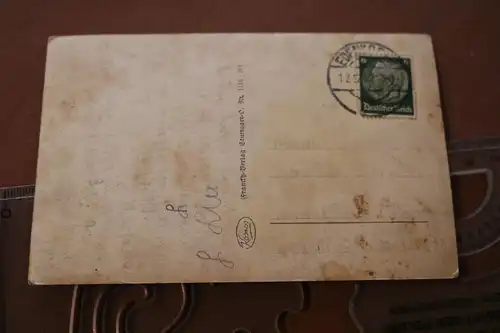 tolle alte Karte-  Edesheim Pfalz - Schloß Bossung - 1938
