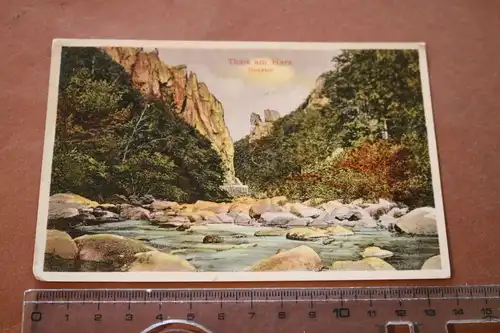 tolle alte Karte - Thale am Harz  Bodetor - 1910-20 ?