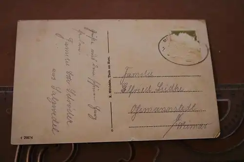 tolle alte Karte - Thale am Harz  Bodetor - 1910-20 ?