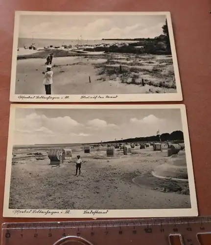 zwei tolle alte Karten - Ostseebad Boltenhagen - 1944 