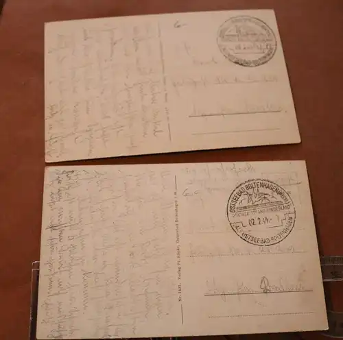 zwei tolle alte Karten - Ostseebad Boltenhagen - 1944 