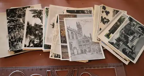 Konvolut 36 alte Ansichtskarten vers Motive -  Deutsches Reich bis DDR