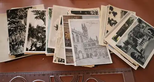 Konvolut 36 alte Ansichtskarten vers Motive -  Deutsches Reich bis DDR 
