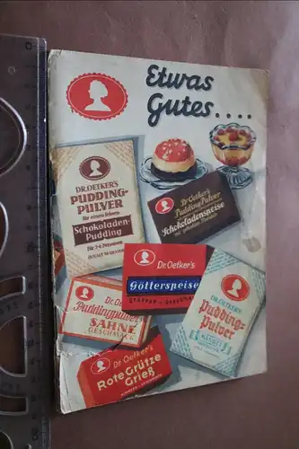 altes Heft - Puddingrezepte Dr. Oetker  30er Jahre