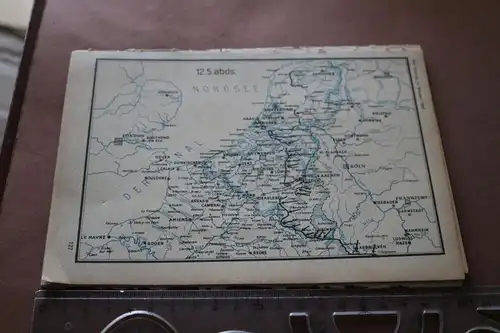 alte Buchseiten ?  Karten - Feldzug im Westen, Norwegen und Polen
