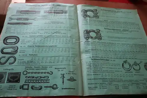 kleiner alter Produktkatalog - Kleineisen und Schrauben - Robert Grass - Hagen W