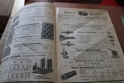 kleiner alter Produktkatalog - Norddeutsche Gummiwarenfabrik  Hannover 30-40er J