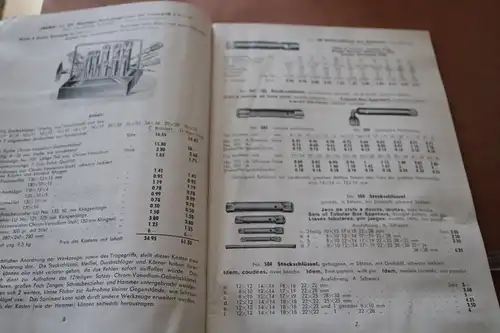 kleiner Produktkatalog - Werkzeugfabrik Remscheid - H. Wilke & Co 1939