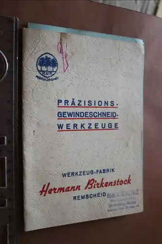 kleiner Produktkatalog - Gewindeschneidwerkzeuge - Hermann Birkenstock Remscheid