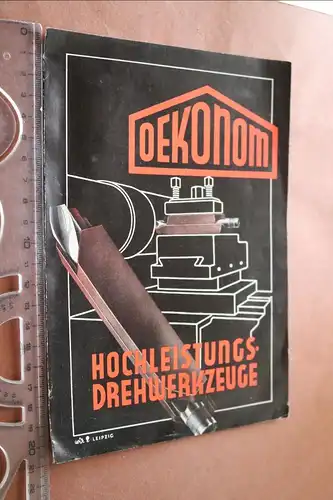 ein Produktblatt - Oekonom Drehwerkzeuge Bitterfeld  30-40er Jahre