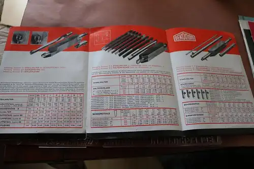 ein Produktblatt - Oekonom Drehwerkzeuge Bitterfeld  30-40er Jahre 
