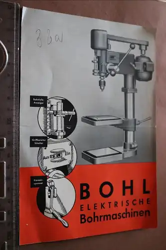 ein Produktblatt - Bohl elektrische Bohrmaschinen 