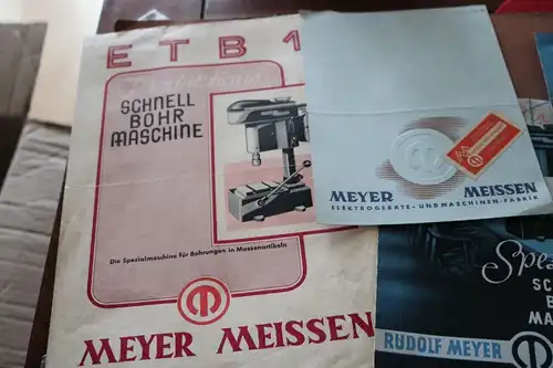 vers. Produkteblätter und Preislisten - Rudolf Meyer Meissen -  30-50er Jahre