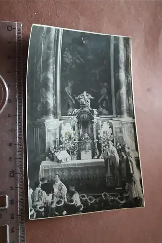 tolles altes Foto Kirche - Altar - Ort ???  1910-20 ??