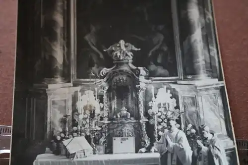 tolles altes Foto Kirche - Altar - Ort ???  1910-20 ??