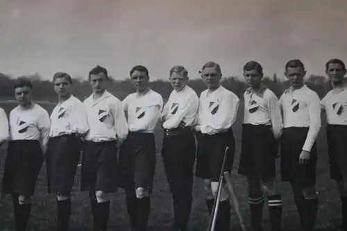 tolles altes Gruppenfoto - Schlagball Mannschaft - Schläger Ball .- 1910-20 ?