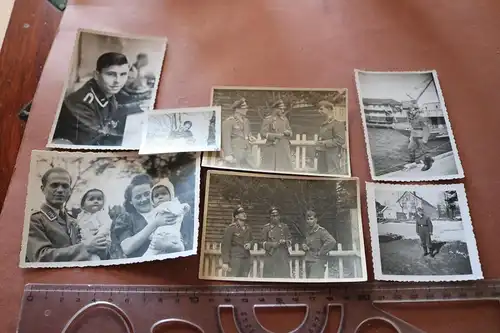 sieben Fotos - Soldaten der Luftwaffe -  FFS 