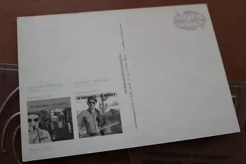 tolle alte  Autogrammkarte Ausbilder Schmidt  mit original Signatur 