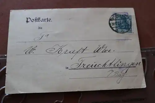 tolle alte Ganzsache - Postkarte Firma Otto Deter Breslau 1920