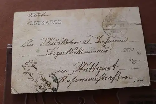 tolle alte Karte SMS Württemberg  Wilhelmshaven 1902