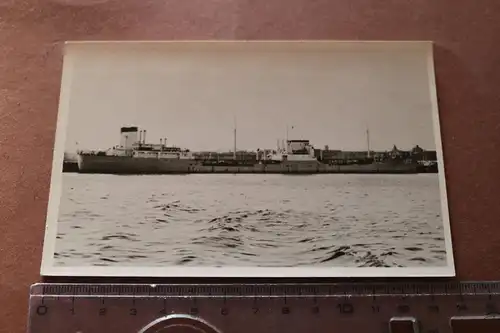 tolles altes Foto - Schiff  Münsterland Depottanker  Drüppel Wilhelmshafen