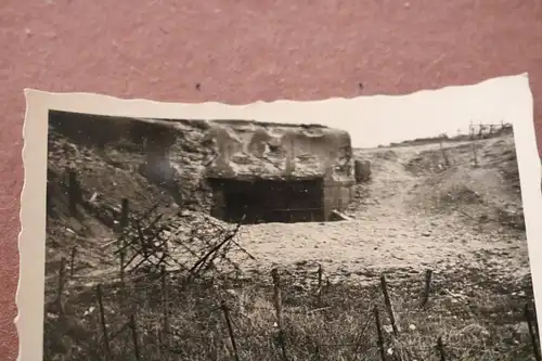 altes Foto - mir unbekannter zerstörter Bunker