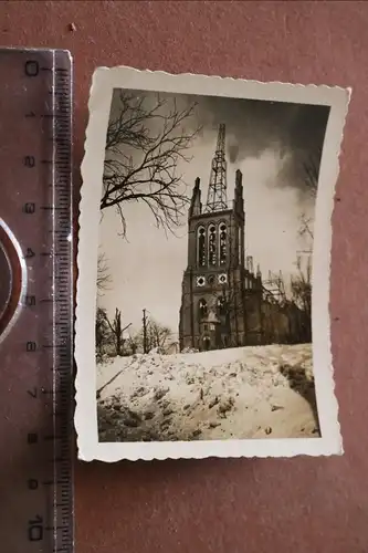 altes Foto - zerstörte Garnisionskirche - Graudenz