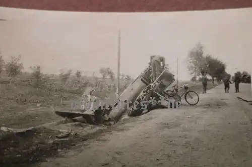 altes Foto - zerstörters altes Flugzeug Polikarpov I-16 Russland