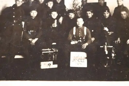 tolles altes Foto - Gruppe Soldaten - Tschechen ? Vesele Vancce 1929 ?