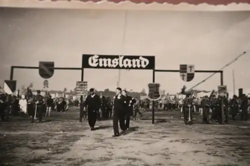 tolles altes Foto Zeltlager - Frewilliger Arbeitsdienst 1931 - Emsland