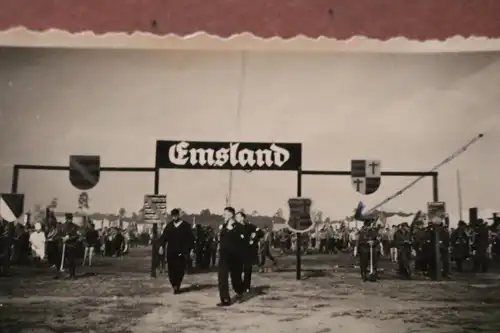 tolles altes Foto Zeltlager - Frewilliger Arbeitsdienst 1931 - Emsland