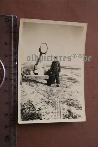 tolles altes Foto  8,8cm PaK ??? - Panzerabwehrkanone 1943-44 ? Flecktarnhose