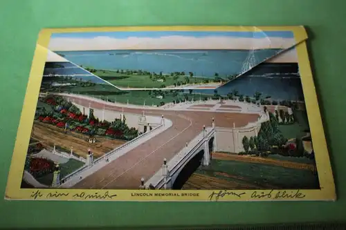 tolle alte Mappe Souvenir Bilder von Milwaukee - Wisconsin - 18 Bilder - 50-60er